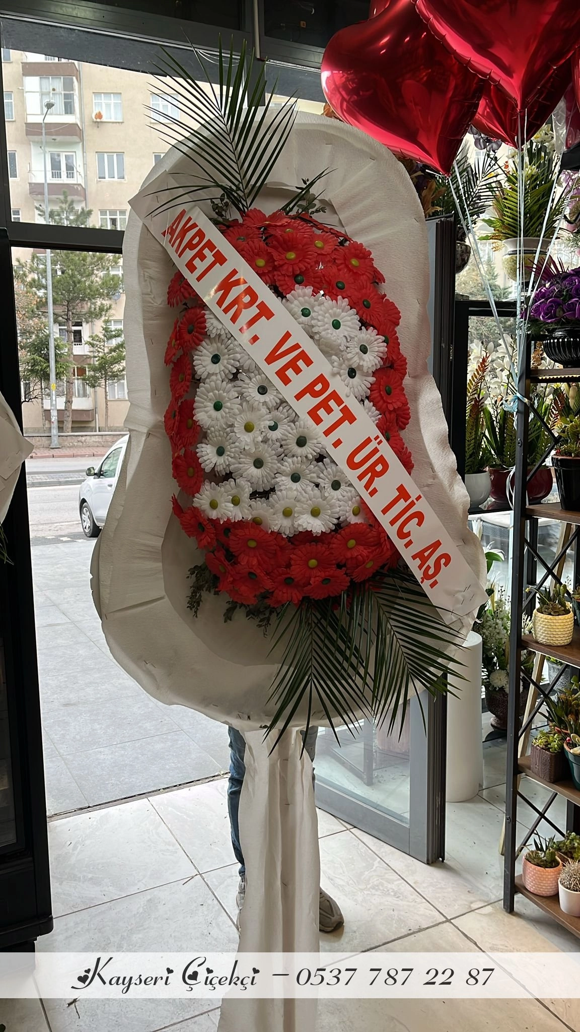 Yapay Gerbera Çelengi
