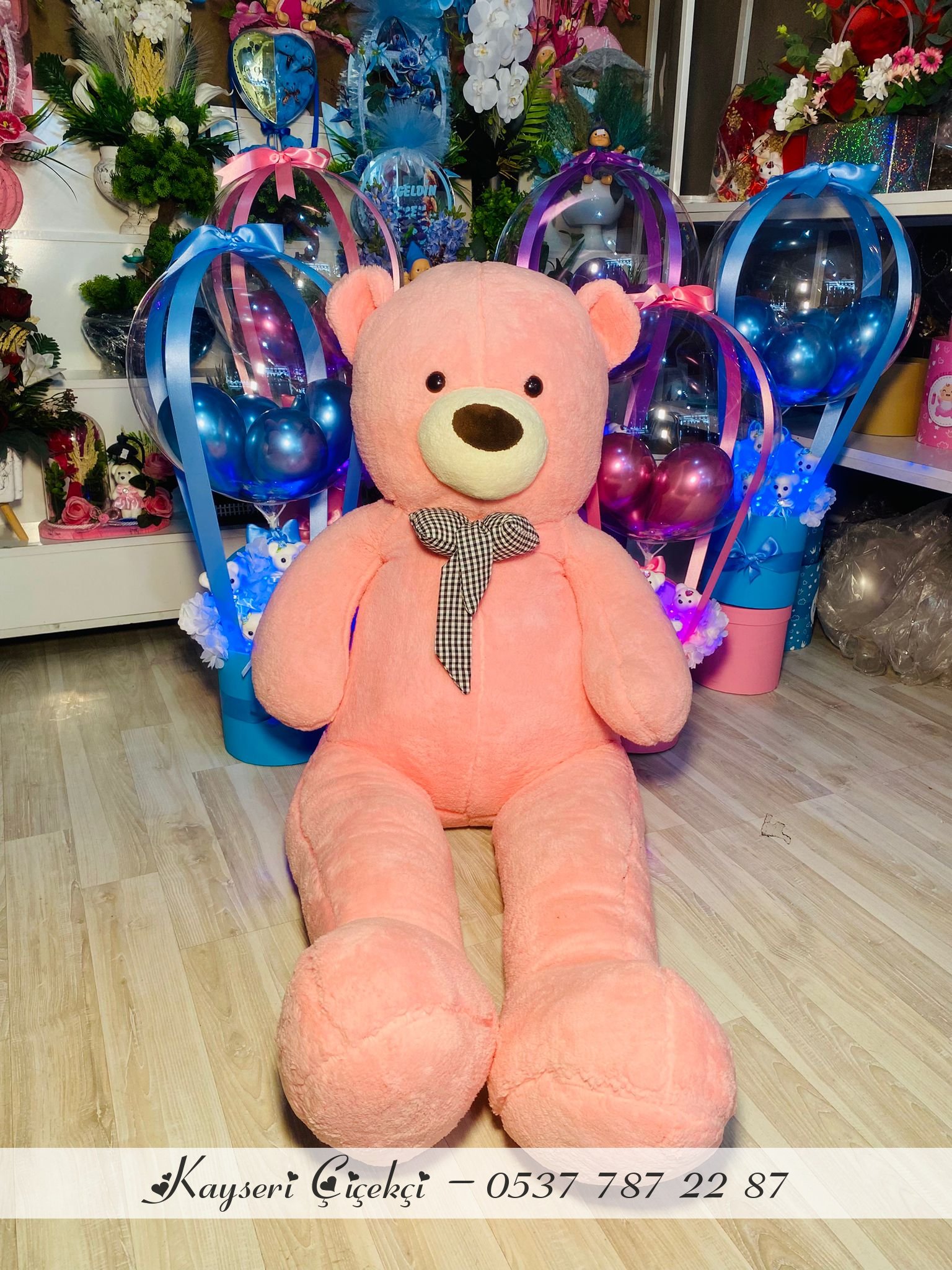 180 Cm Dev Peluş Ayı