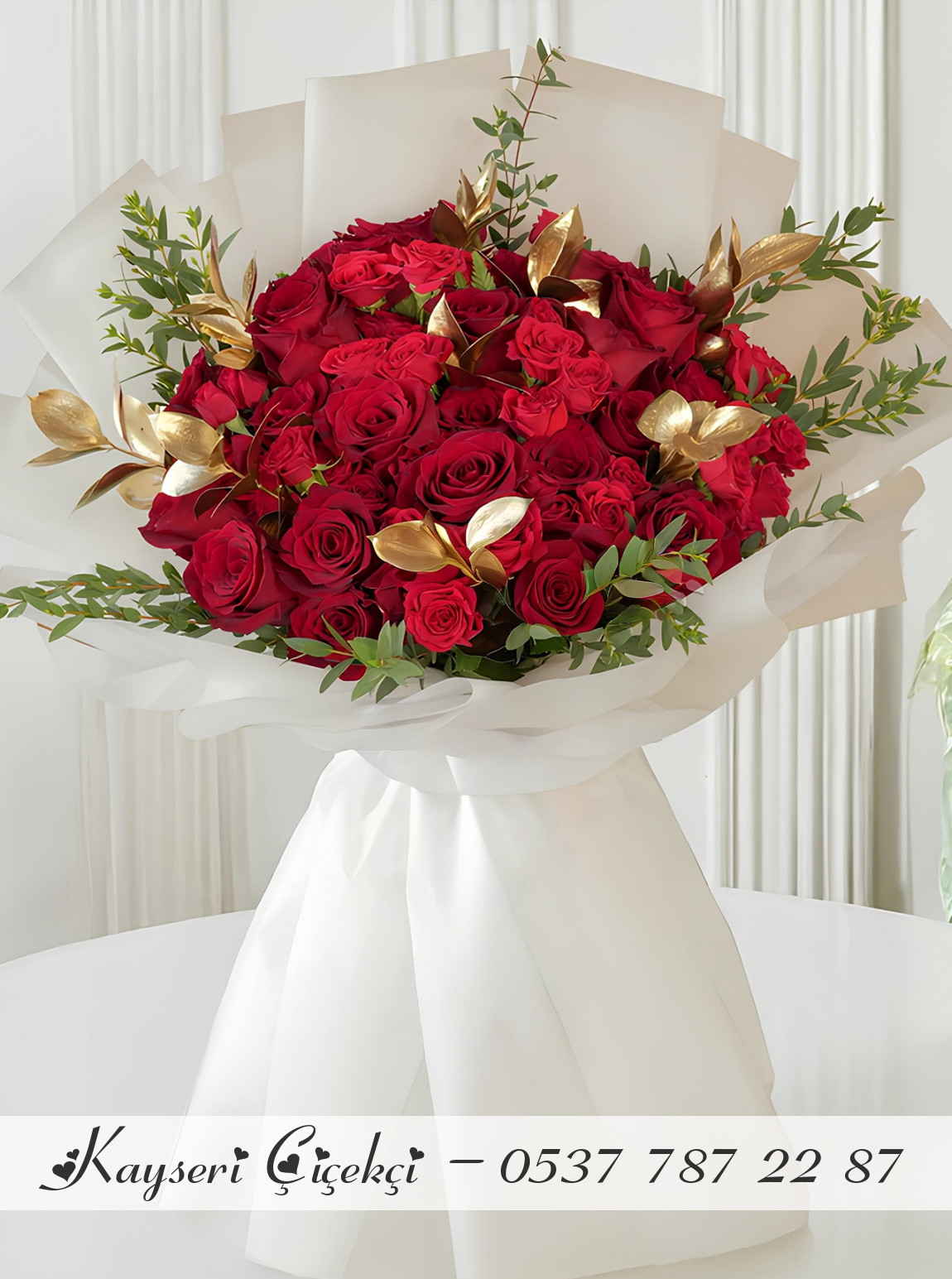 40 Tane Premium Gül Buketi