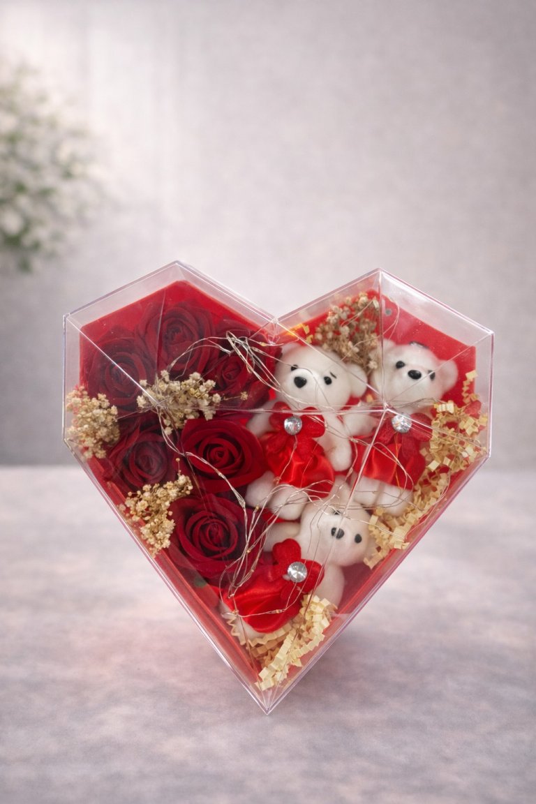 Kalpli Ledli Gül Ayıcık