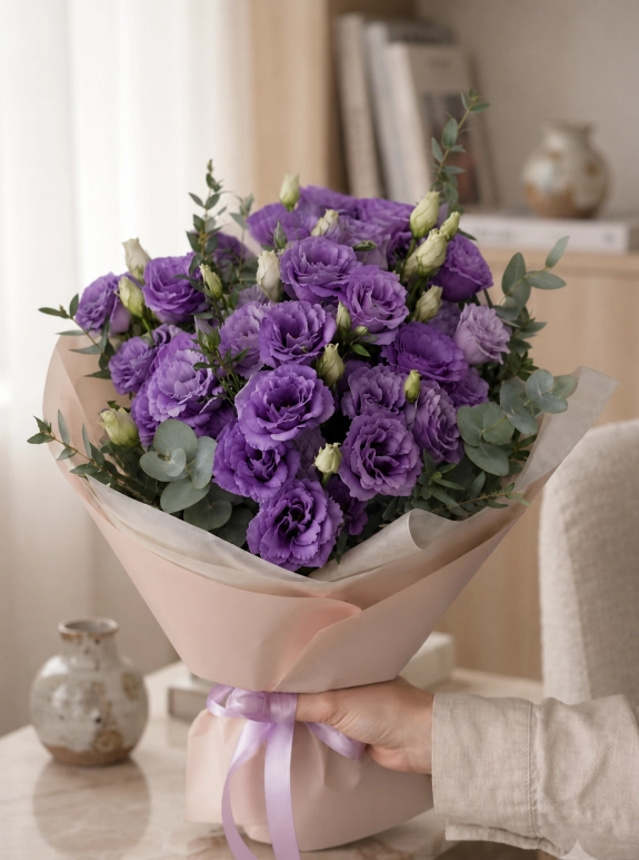 Zari̇f Mor Li̇syanus Buketi̇